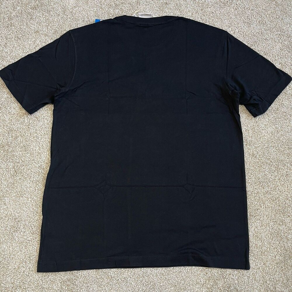 Adidas Originals Trefoil Logo Men's‎ Casual T-Shirt Black Size M - Picture 6 of 8